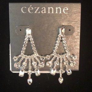 New Cezanne Clear Rhinestone Drop Earrings
